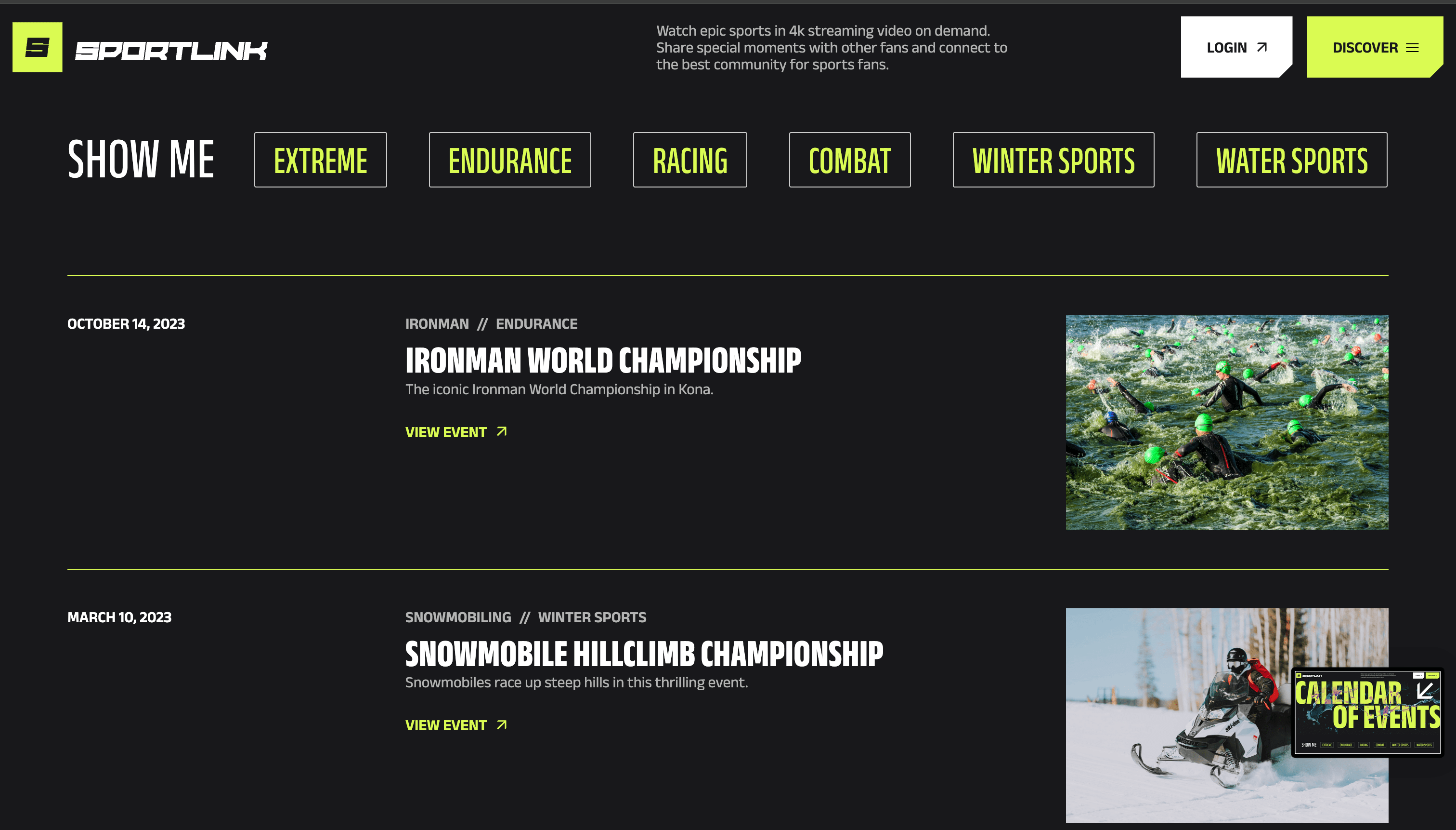 Sportlink Events screenshot 6